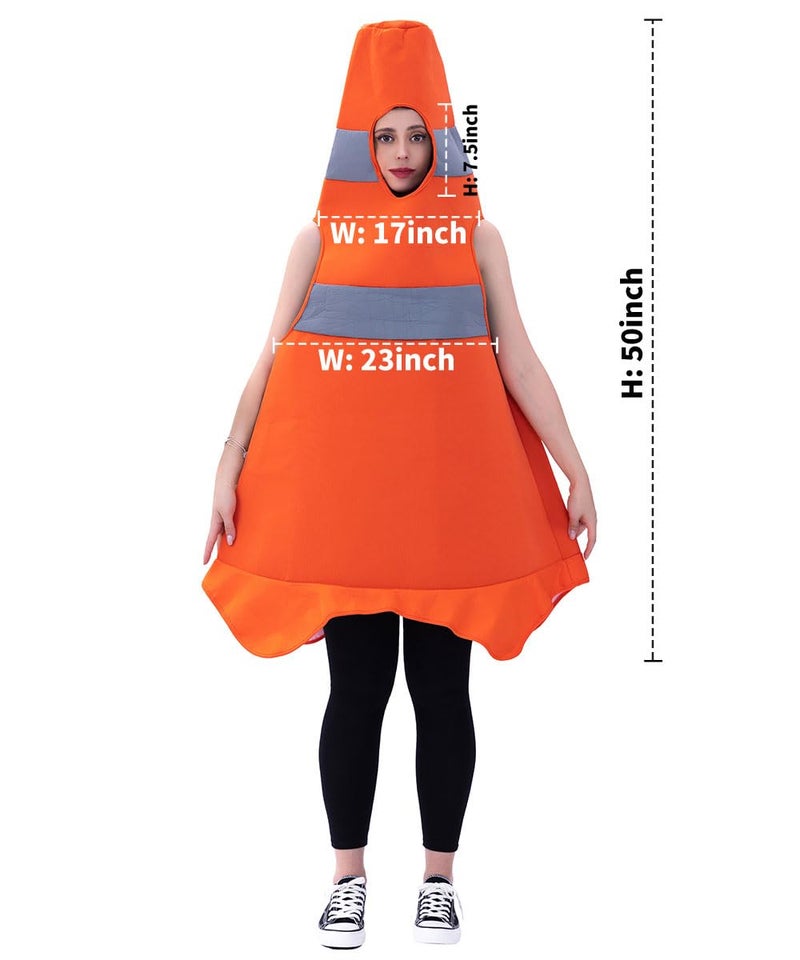 Seasons Women Construction Cone Costume - Image 4